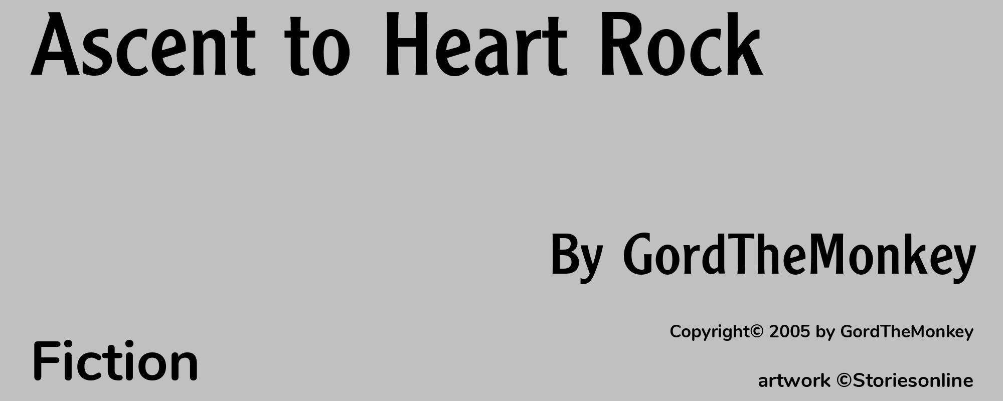 Ascent to Heart Rock - Cover