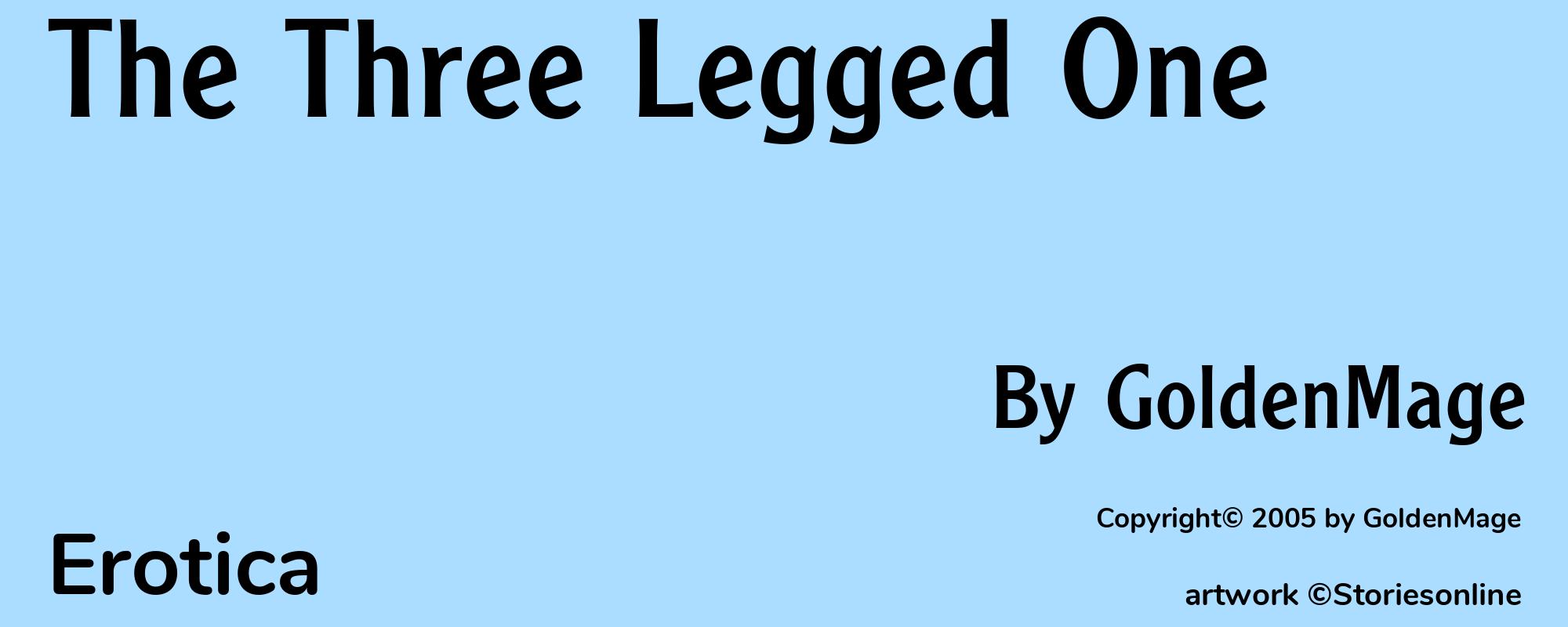 The Three Legged One - Cover