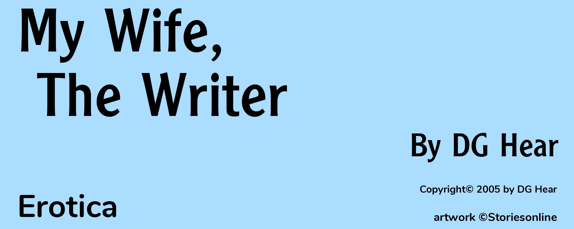 My Wife, The Writer - Cover