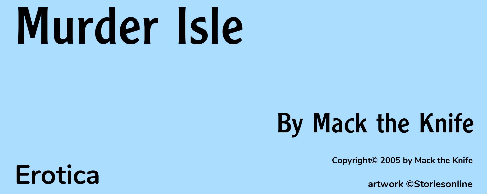 Murder Isle - Cover