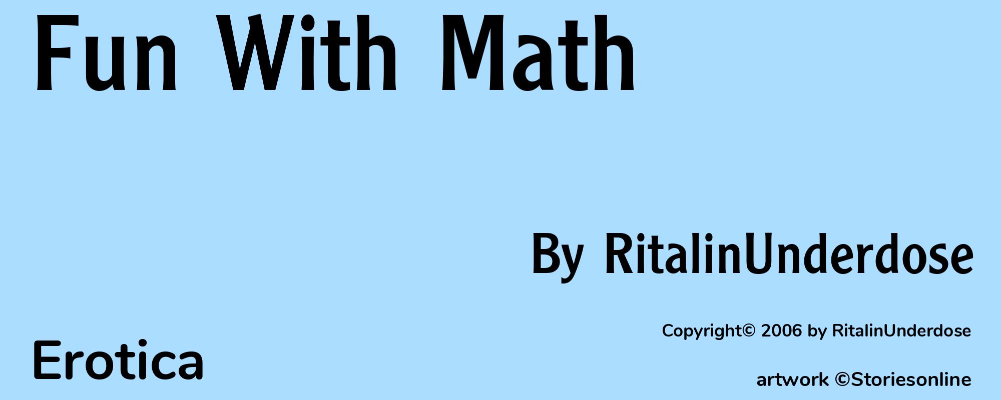 Fun With Math - Cover
