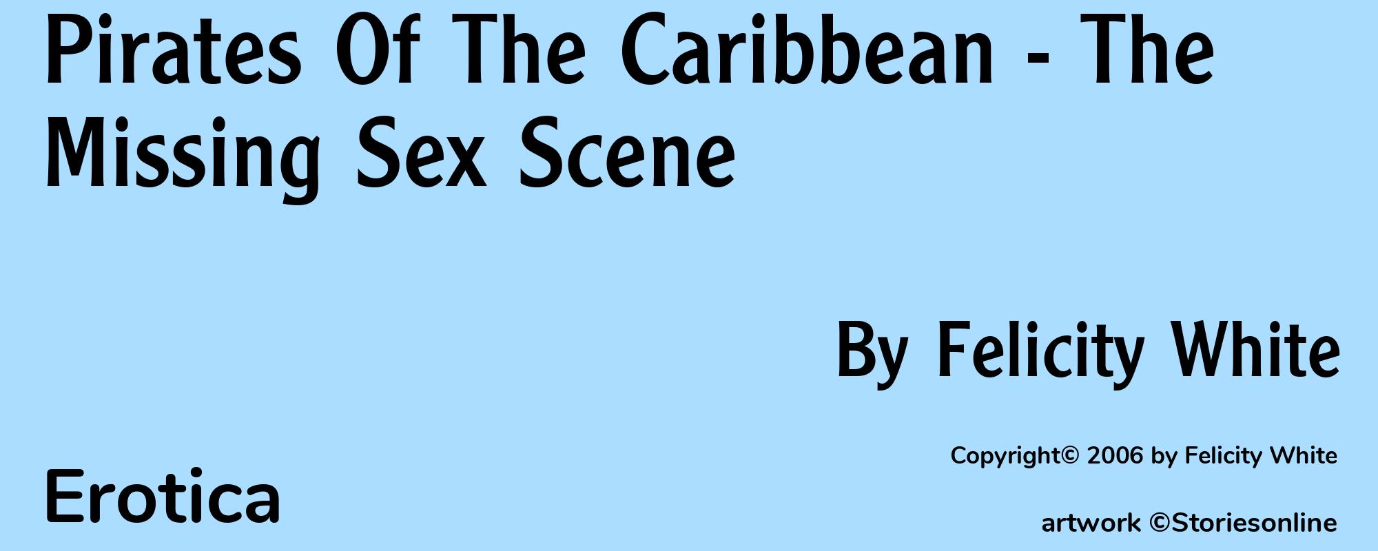 Pirates Of The Caribbean - The Missing Sex Scene - Cover