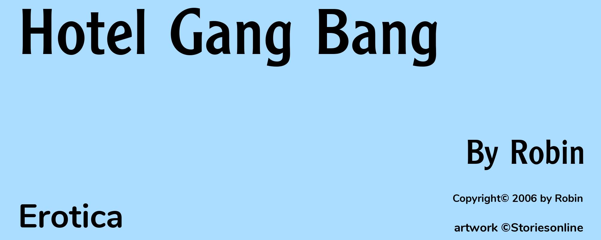 Hotel Gang Bang - Cover