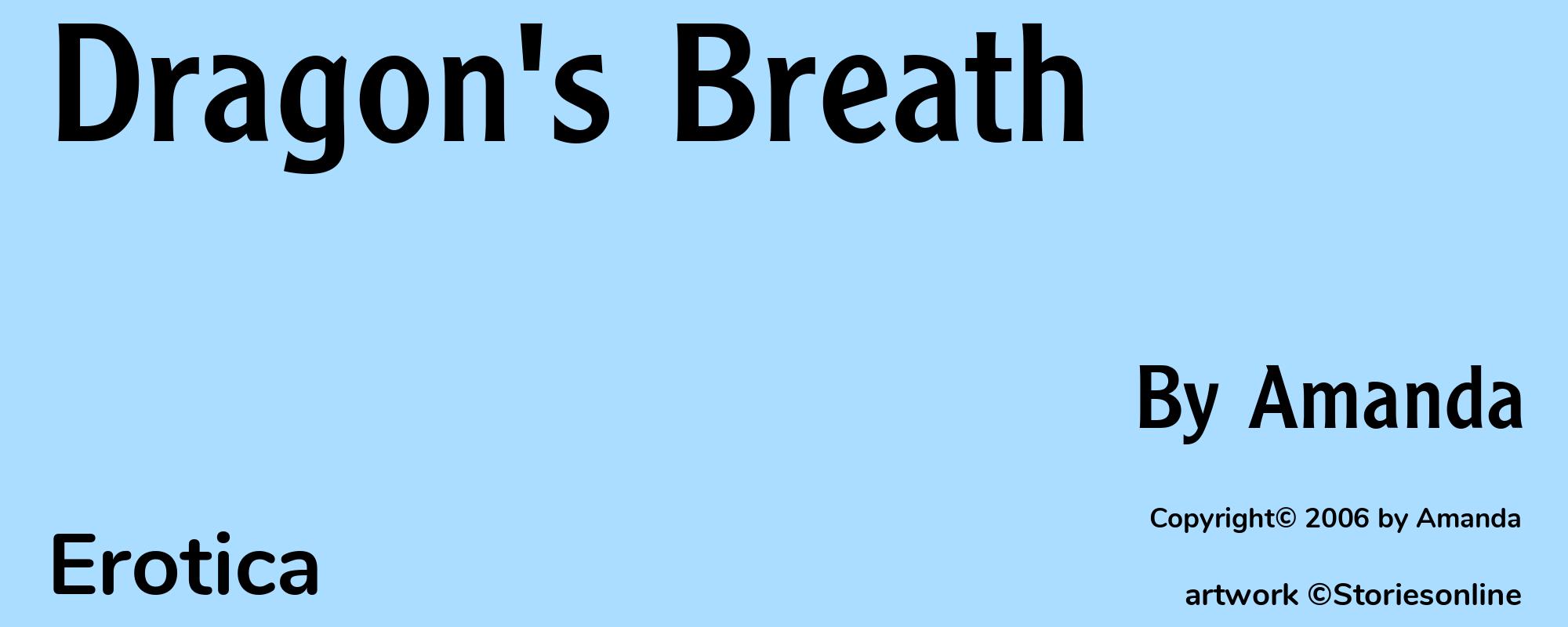 Dragon's Breath - Cover