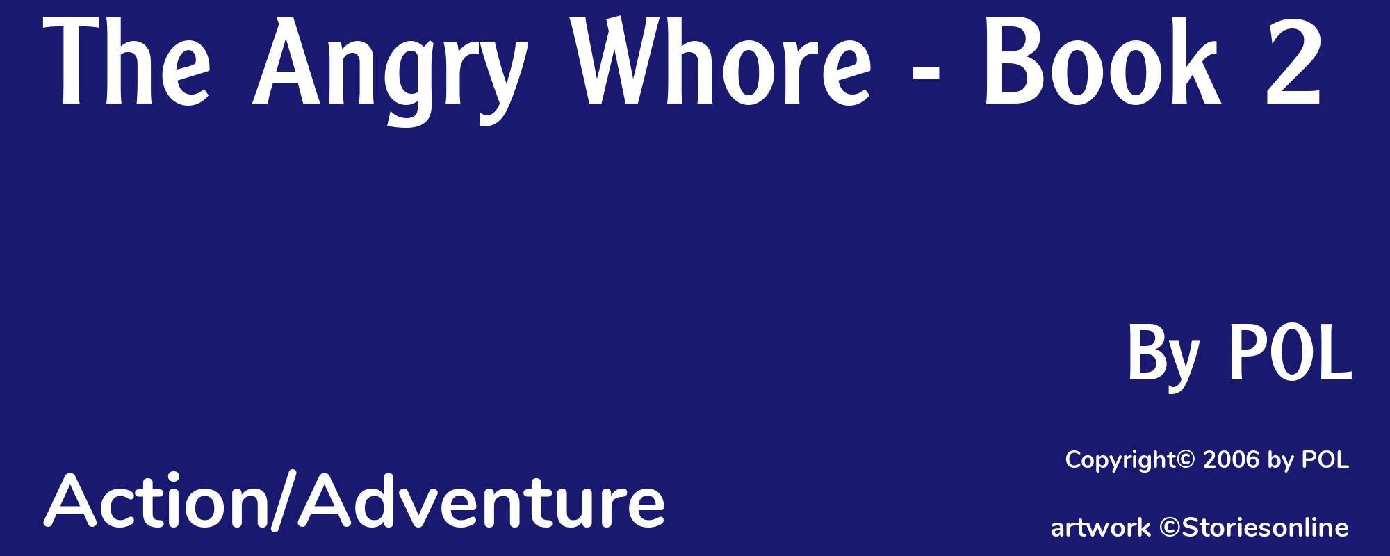 The Angry Whore - Book 2 - Cover