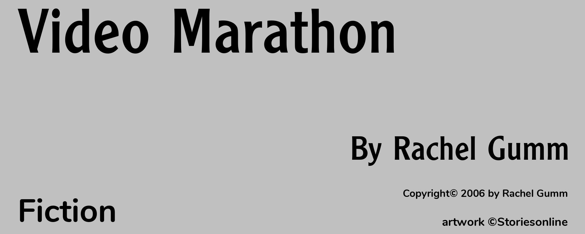 Video Marathon - Cover
