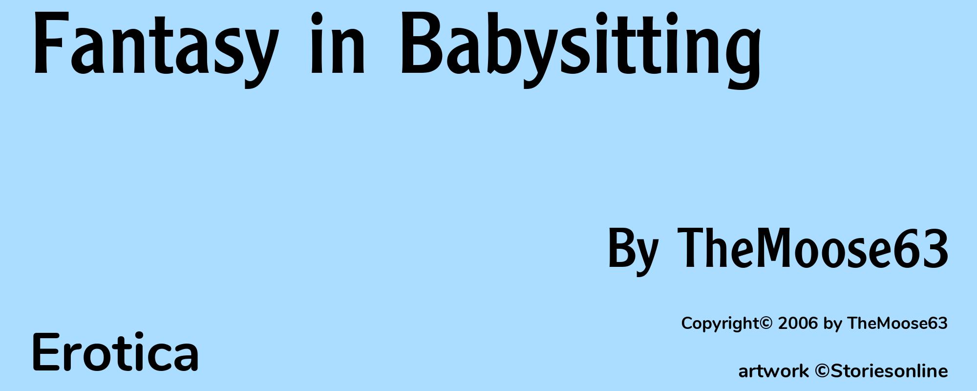 Fantasy in Babysitting - Cover