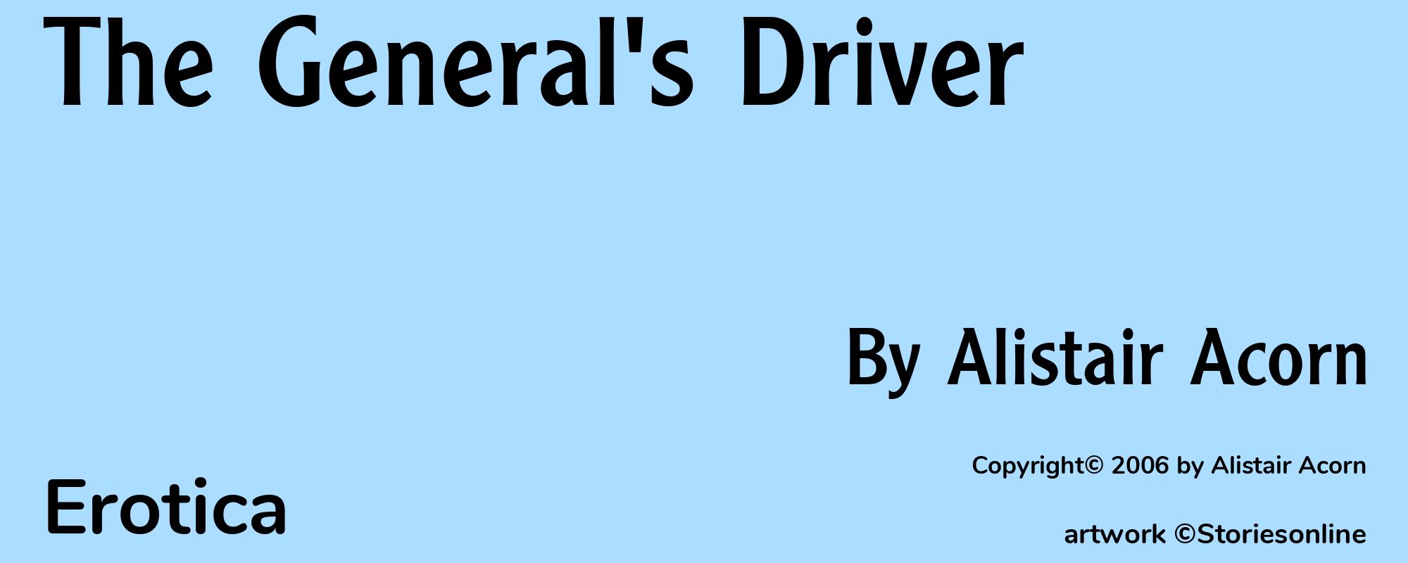 The General's Driver - Cover
