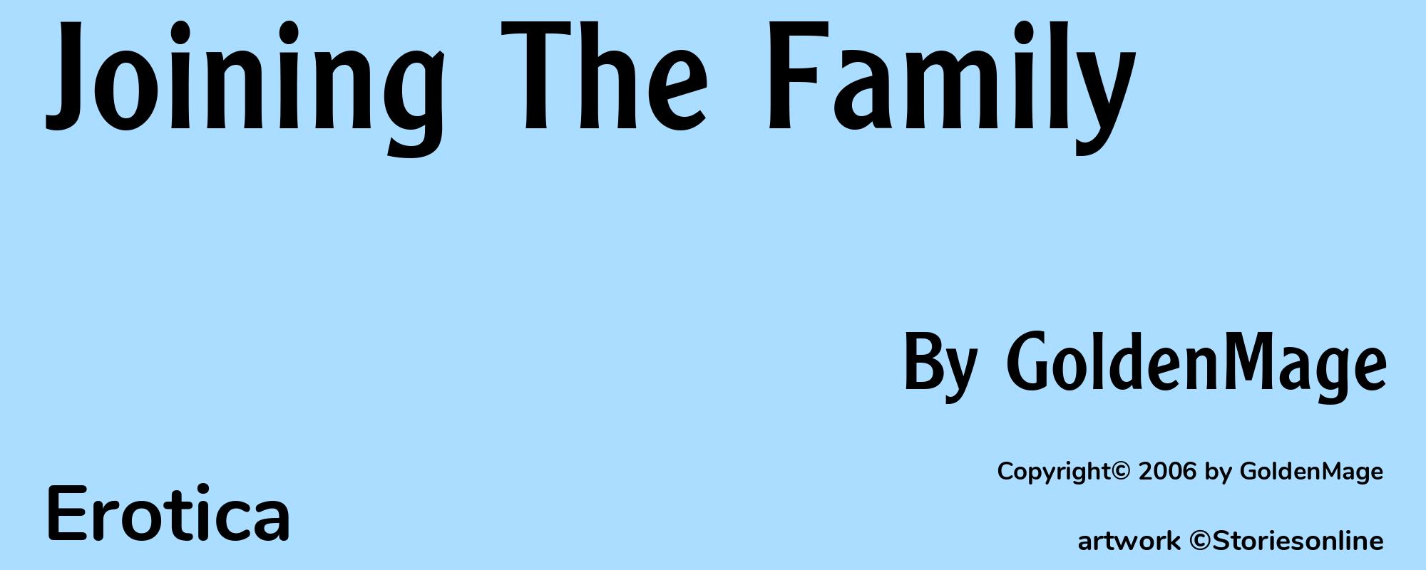 Joining The Family - Cover