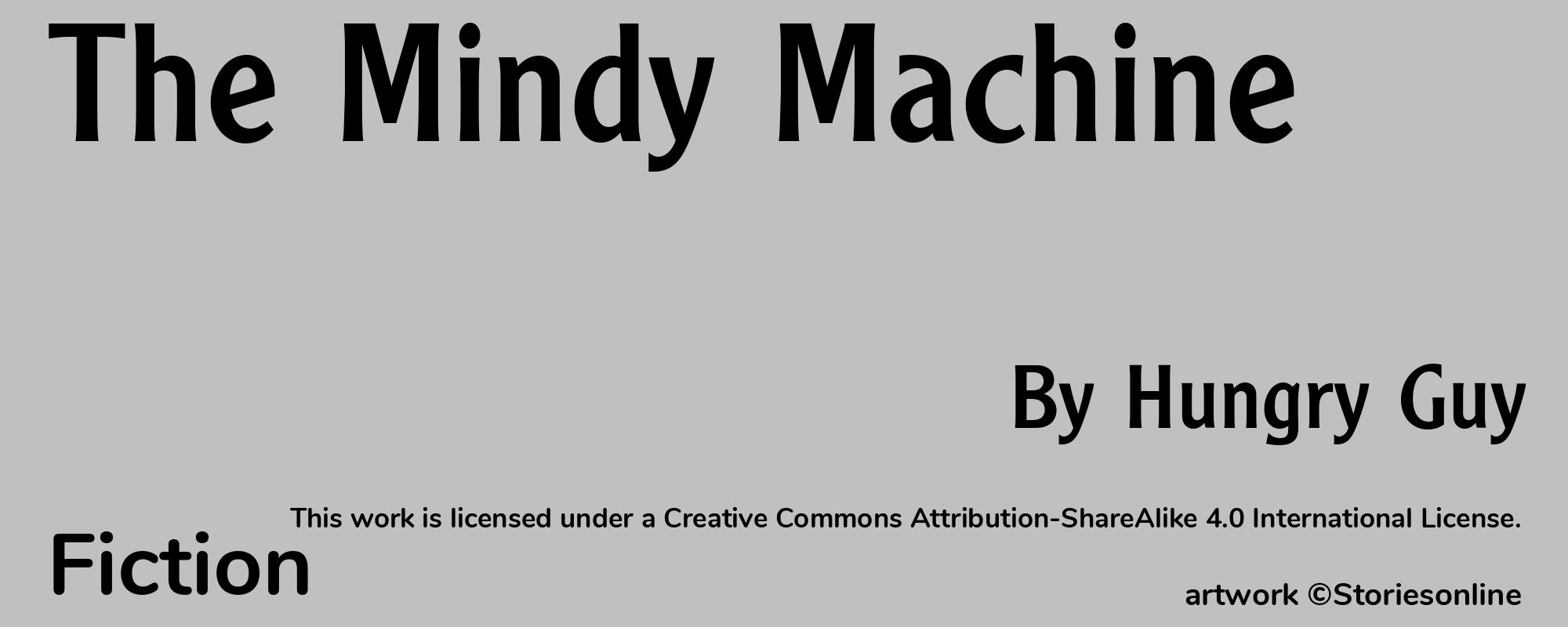 The Mindy Machine - Cover