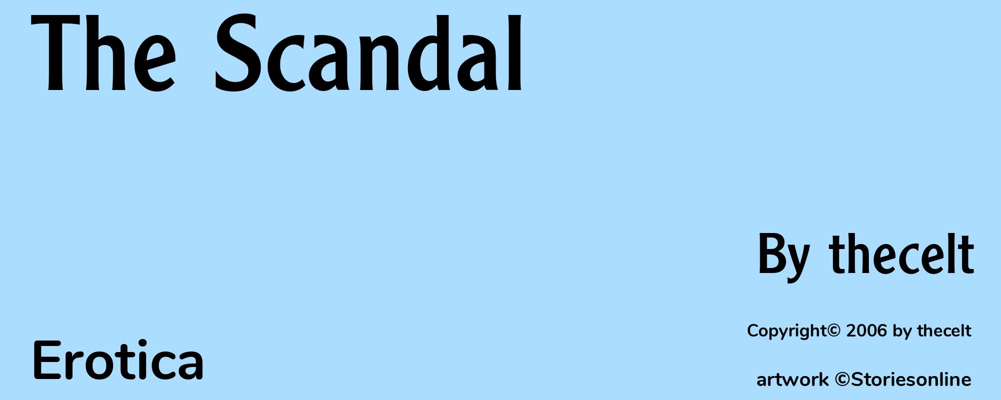 The Scandal - Cover