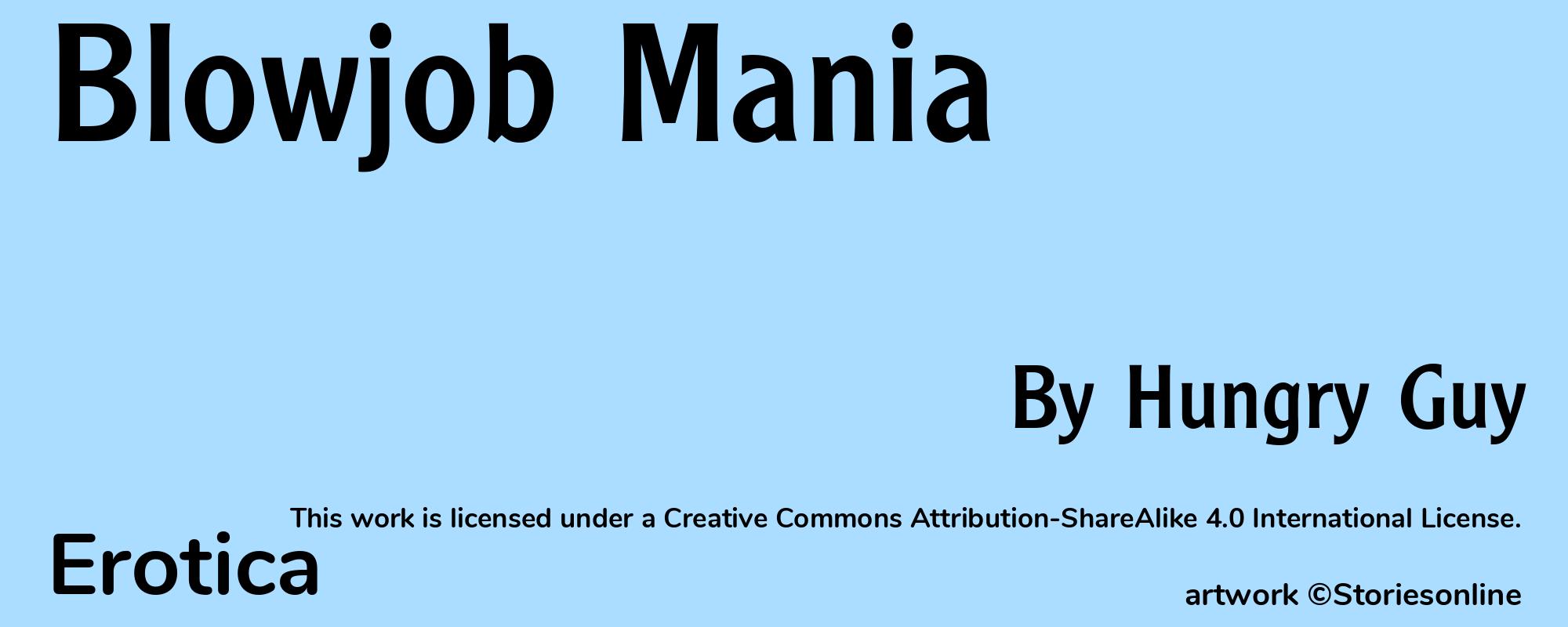 Blowjob Mania - Cover