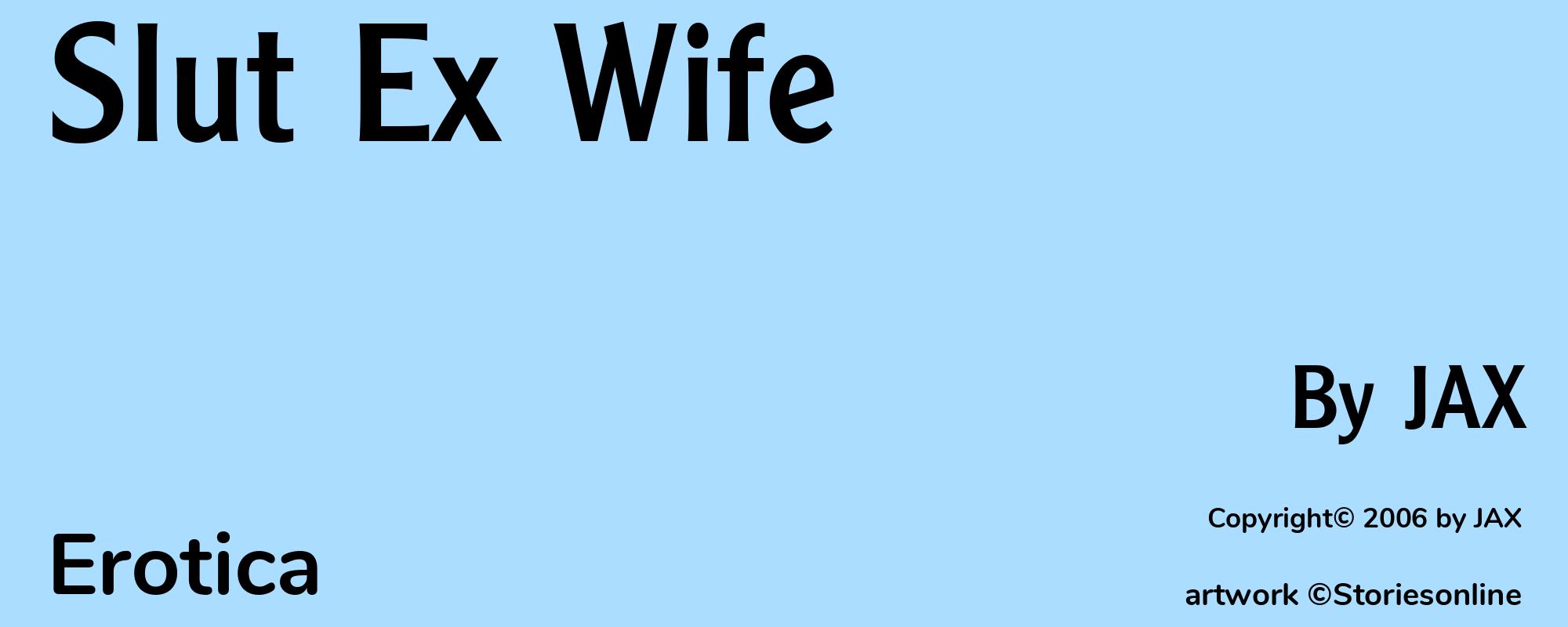 Slut Ex Wife - Cover