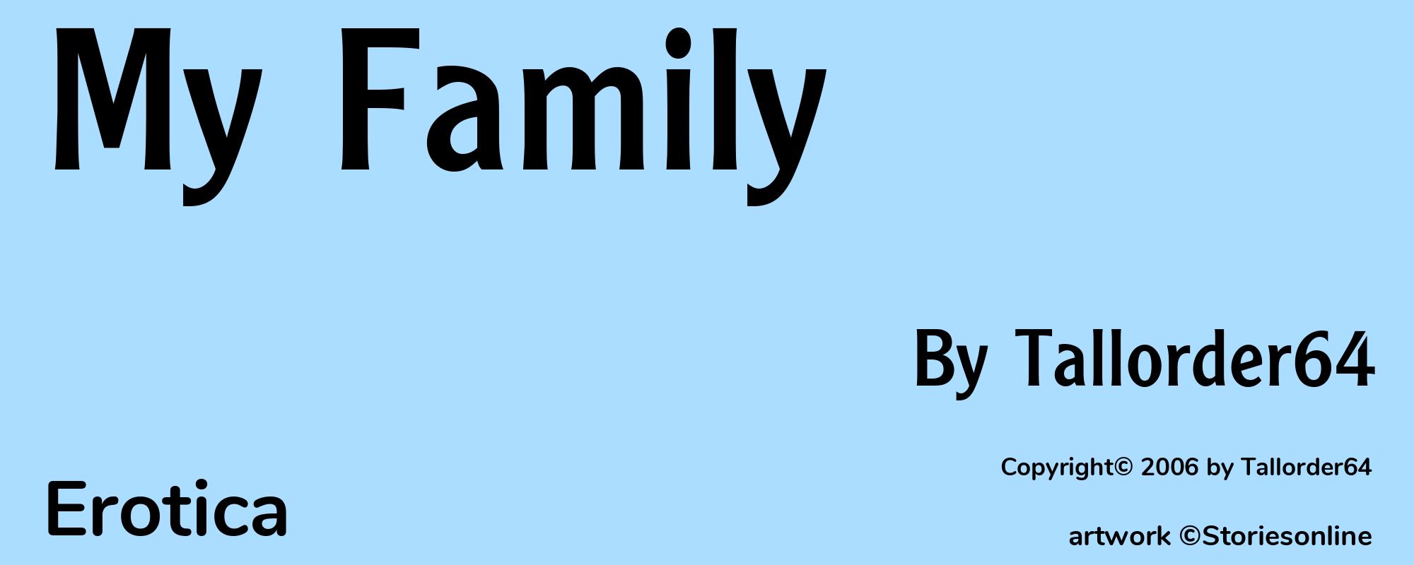 My Family - Cover
