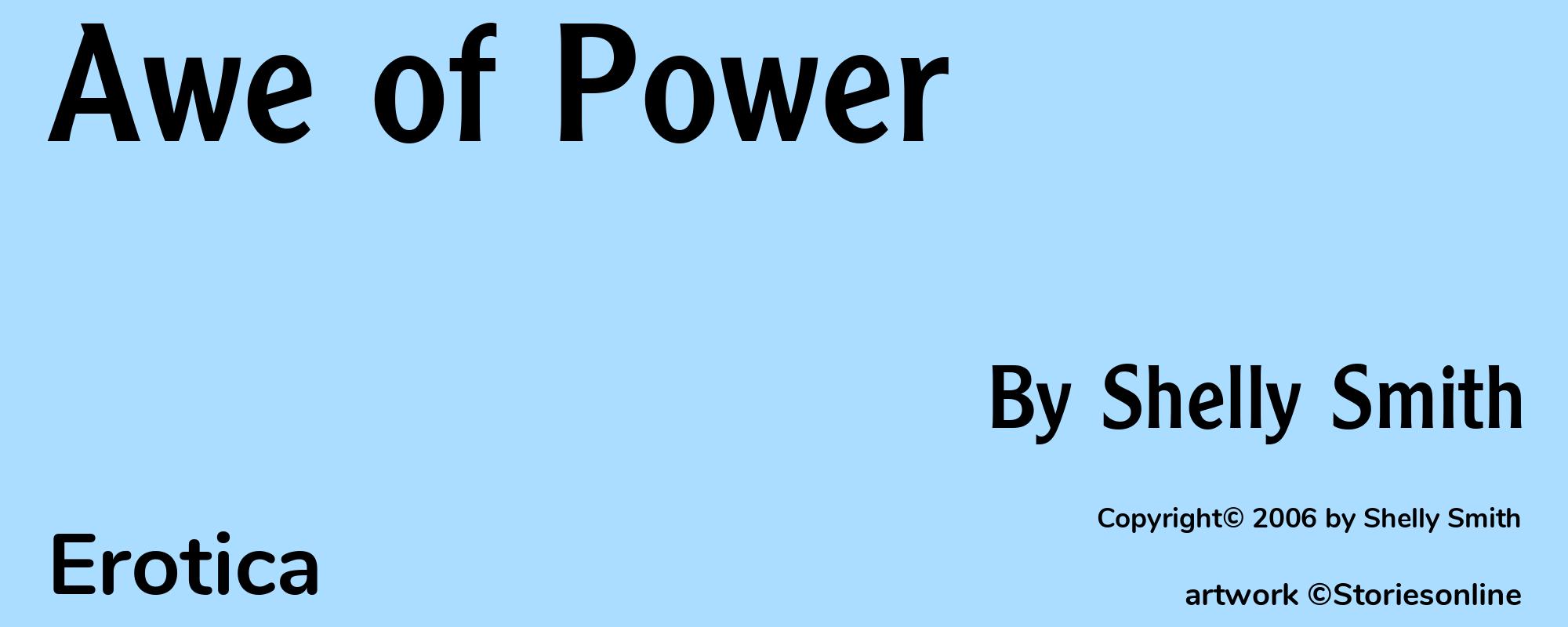 Awe of Power - Cover