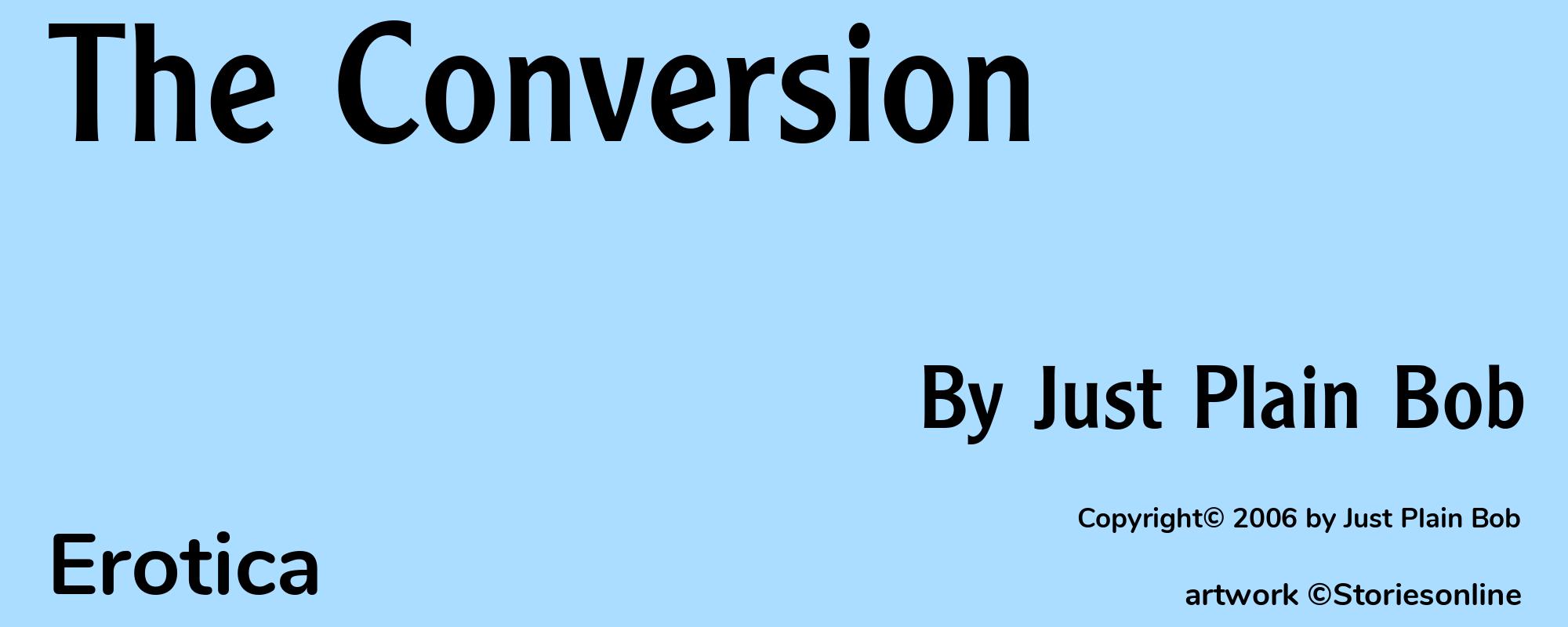 The Conversion - Cover