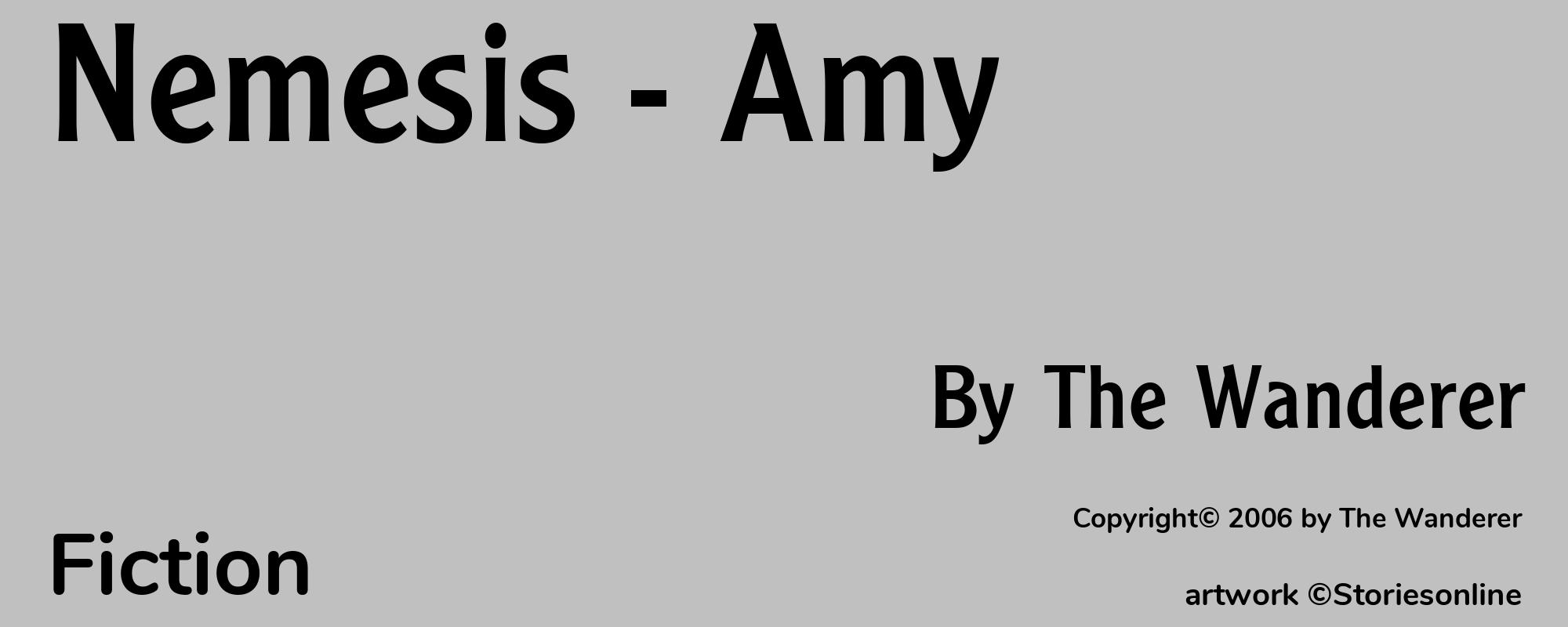 Nemesis - Amy - Cover