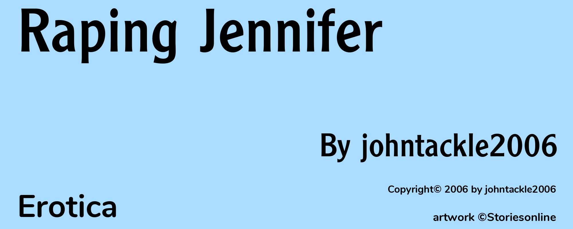 Raping Jennifer - Cover