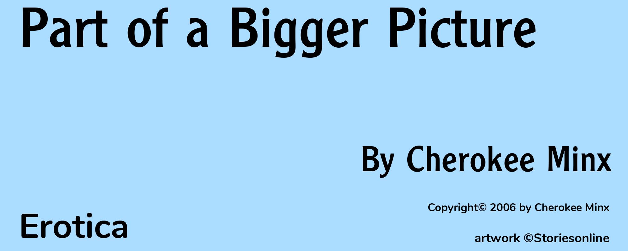Part of a Bigger Picture - Cover