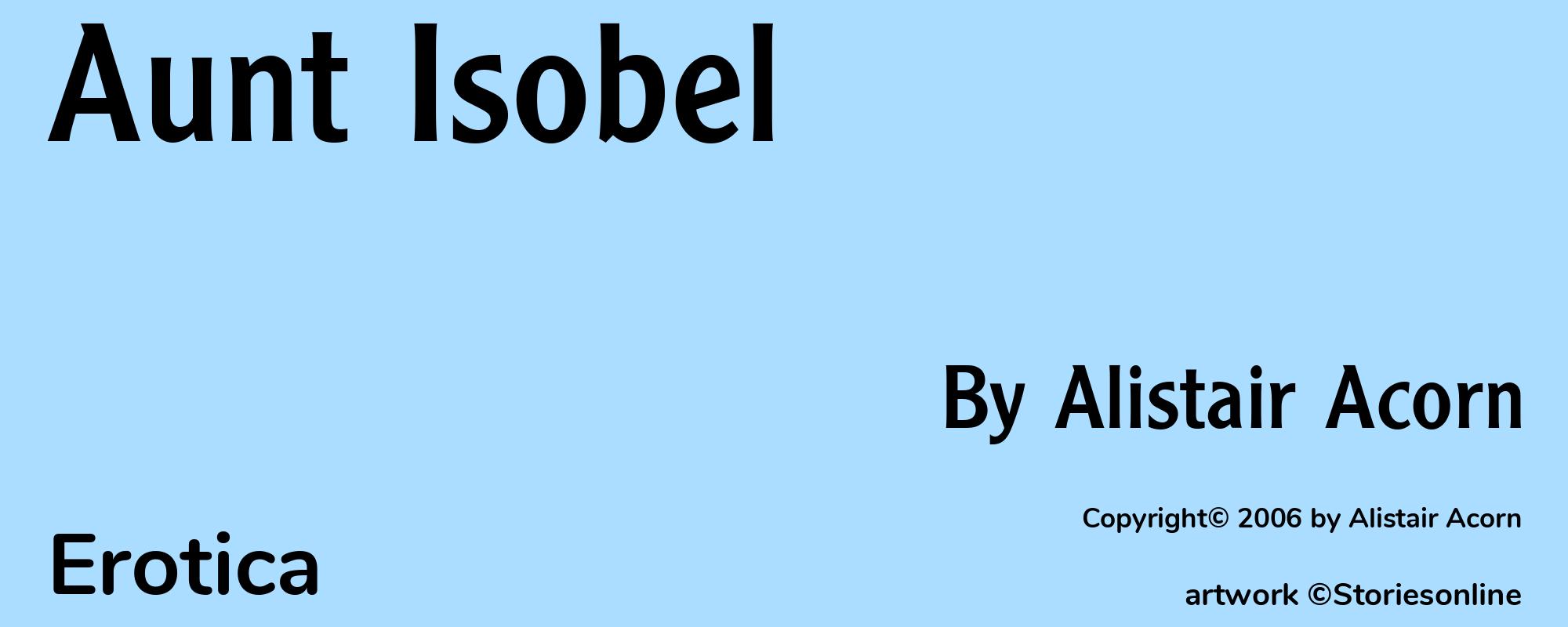 Aunt Isobel - Cover