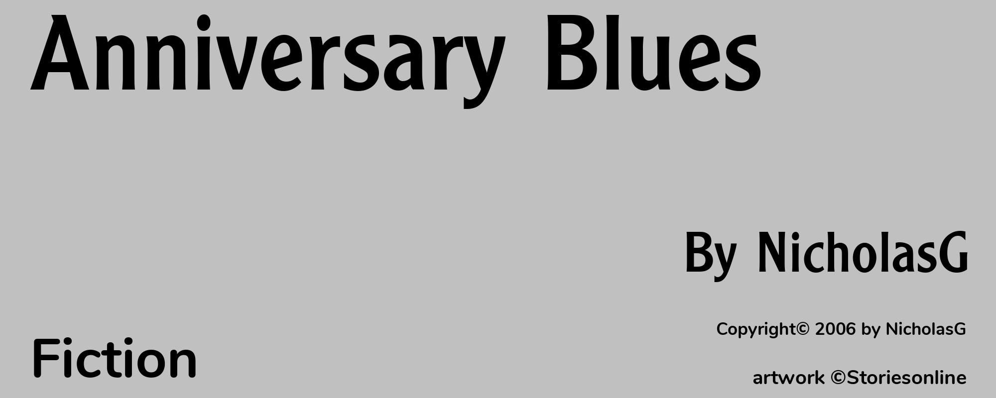Anniversary Blues - Cover