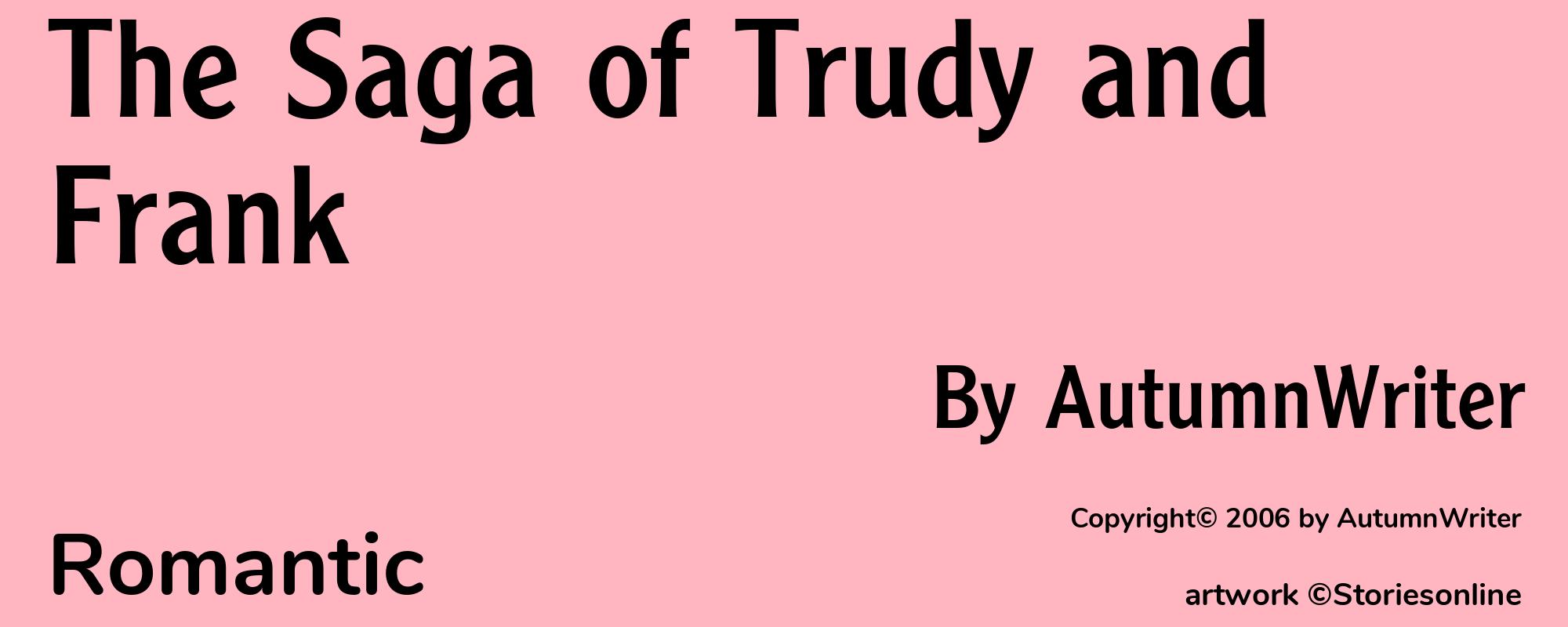 The Saga of Trudy and Frank - Cover