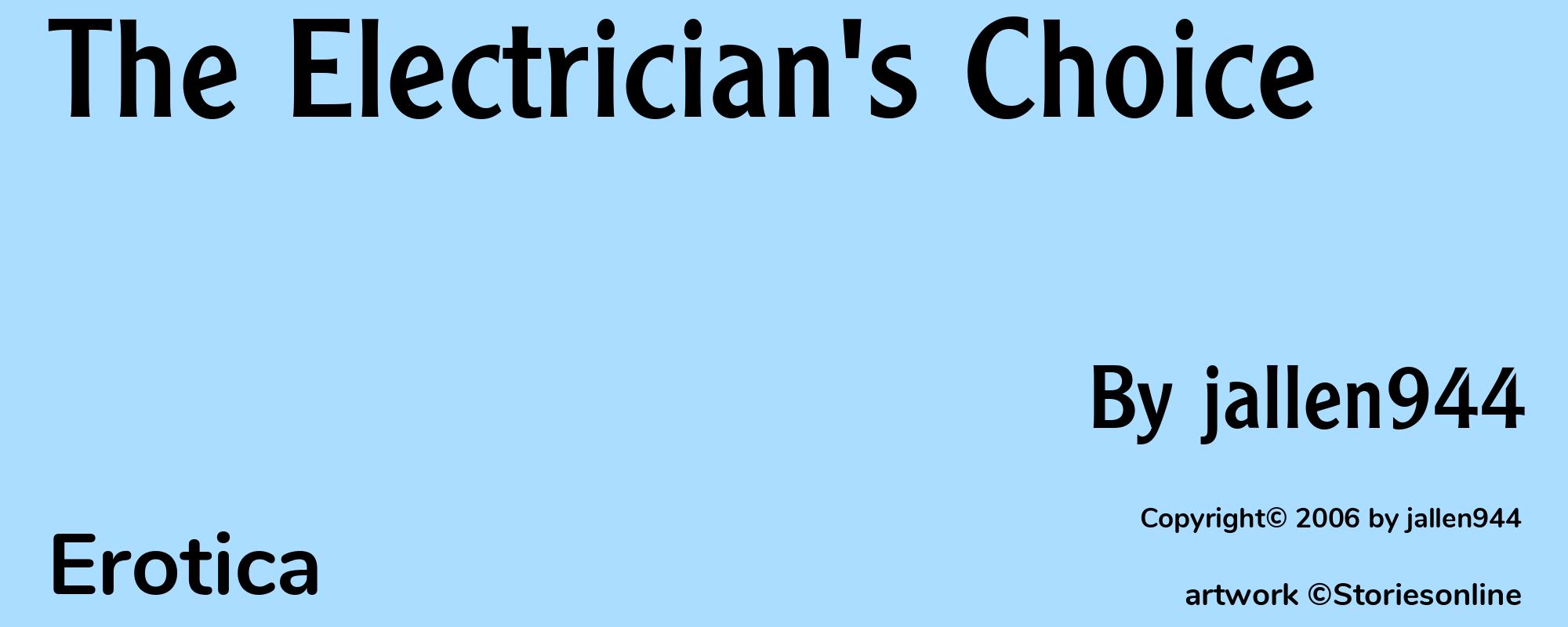The Electrician's Choice - Cover