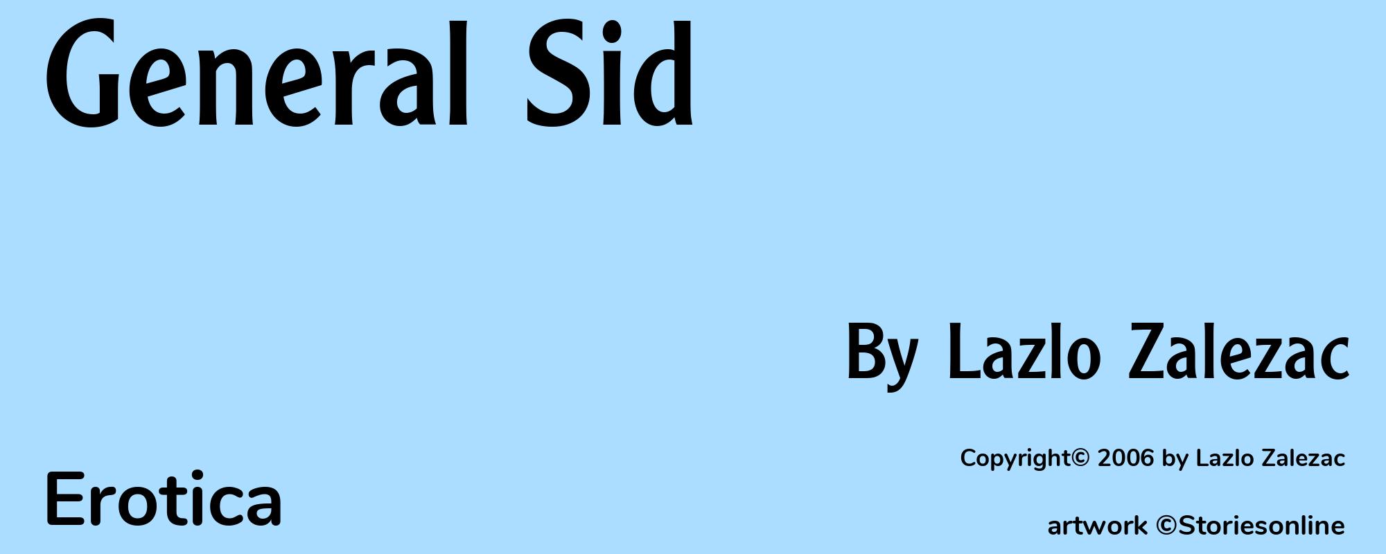 General Sid - Cover