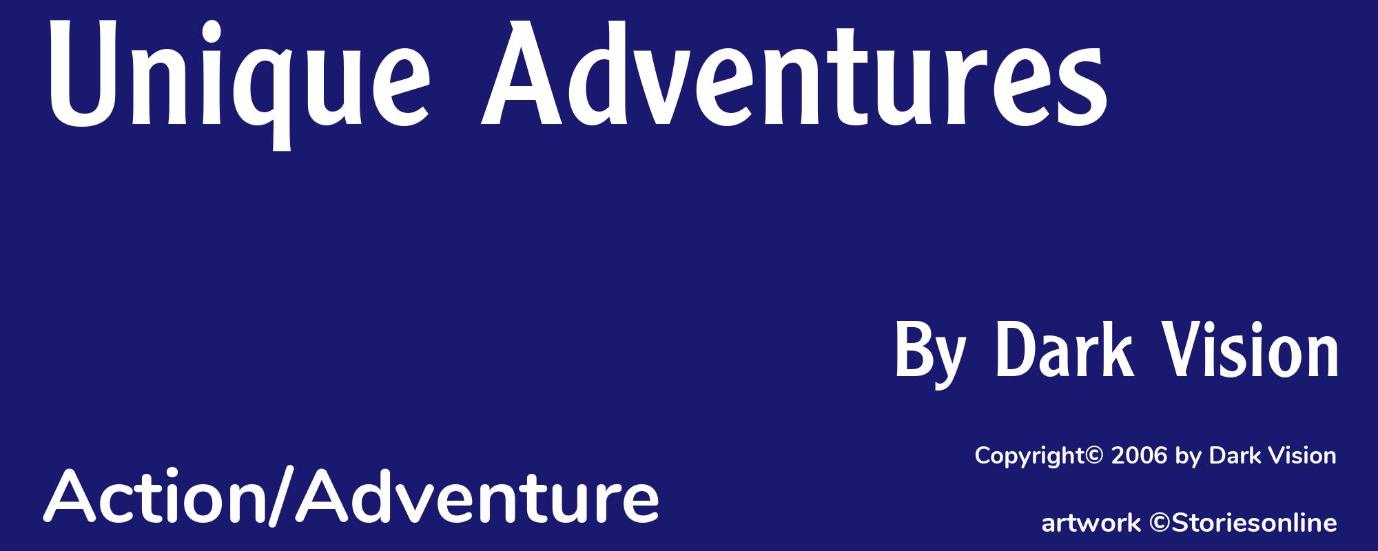 Unique Adventures - Cover
