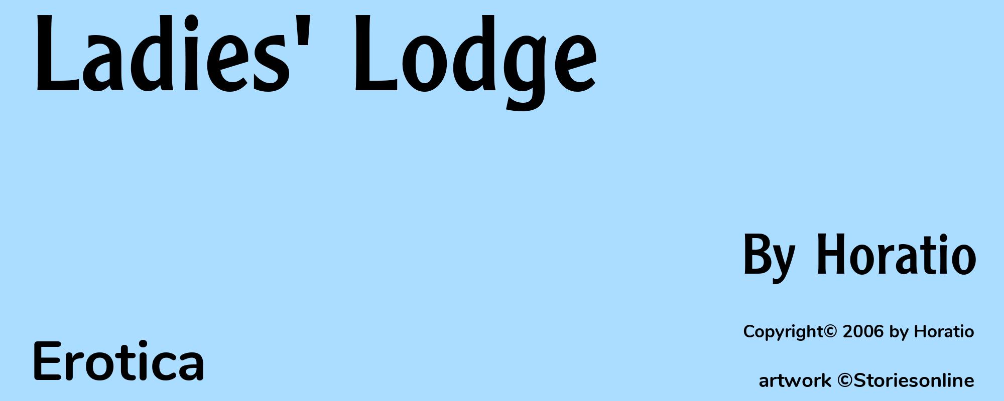 Ladies' Lodge - Cover