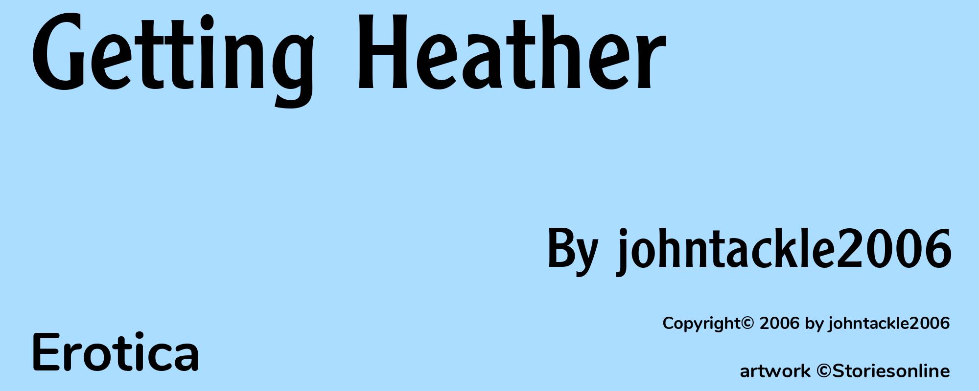 Getting Heather - Cover