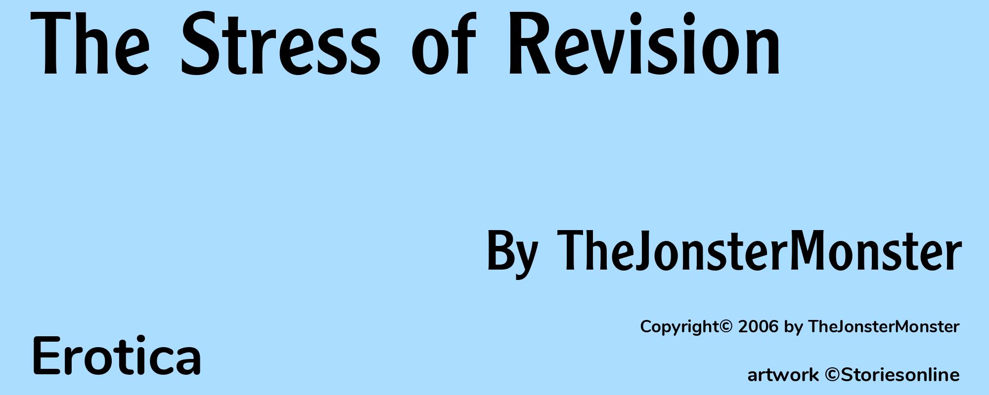 The Stress of Revision - Cover