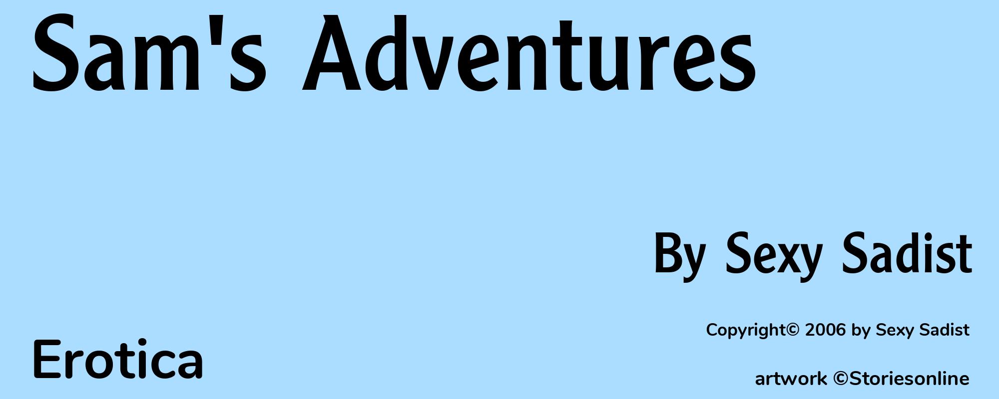 Sam's Adventures - Cover
