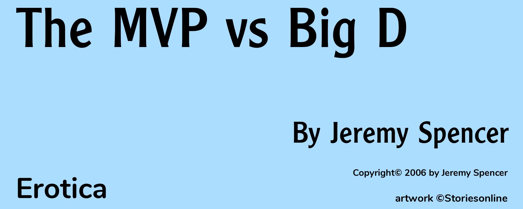 The MVP vs Big D - Cover
