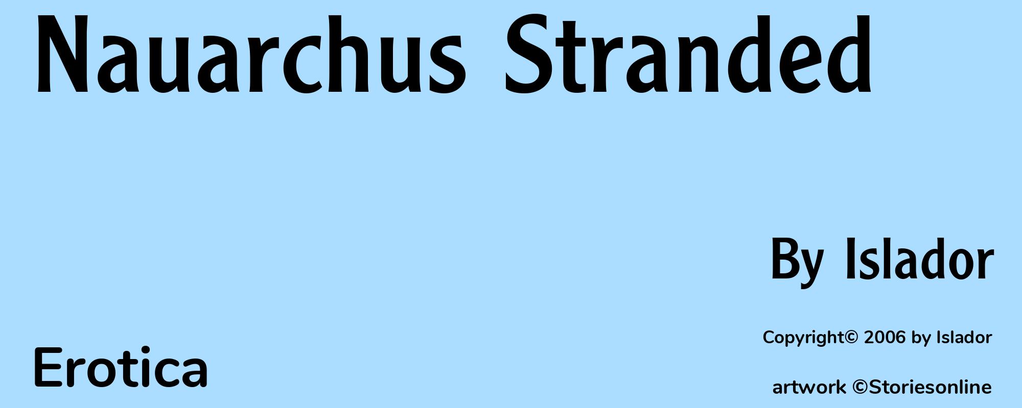 Nauarchus Stranded - Cover
