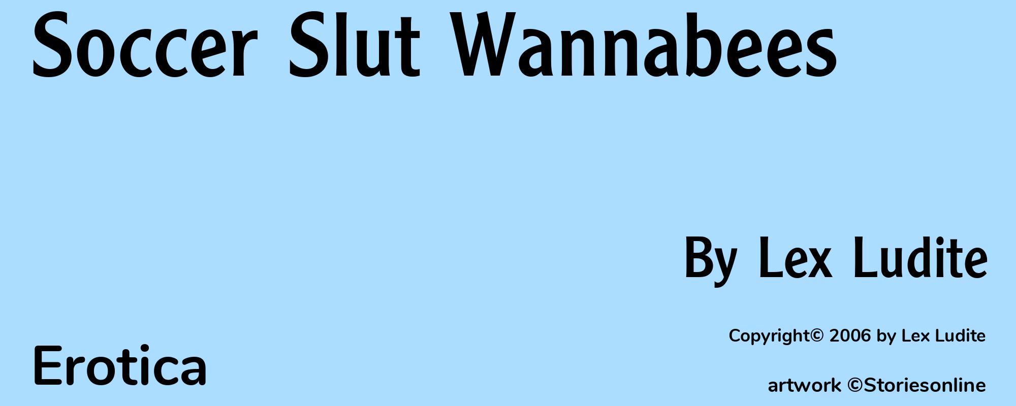 Soccer Slut Wannabees - Cover