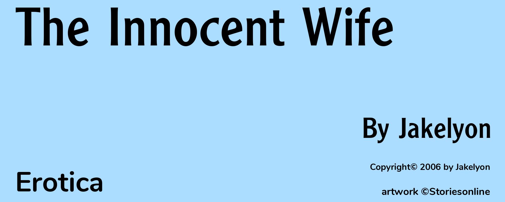 The Innocent Wife - Cover