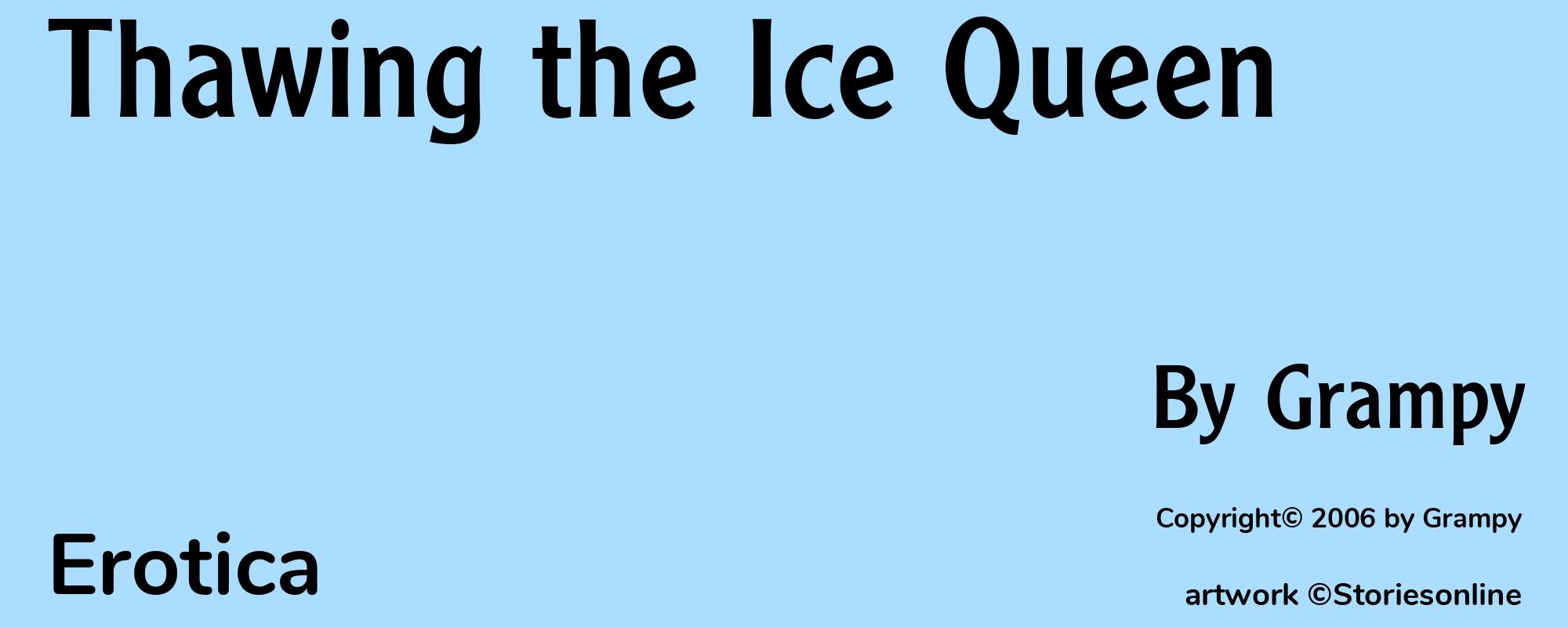 Thawing the Ice Queen - Cover