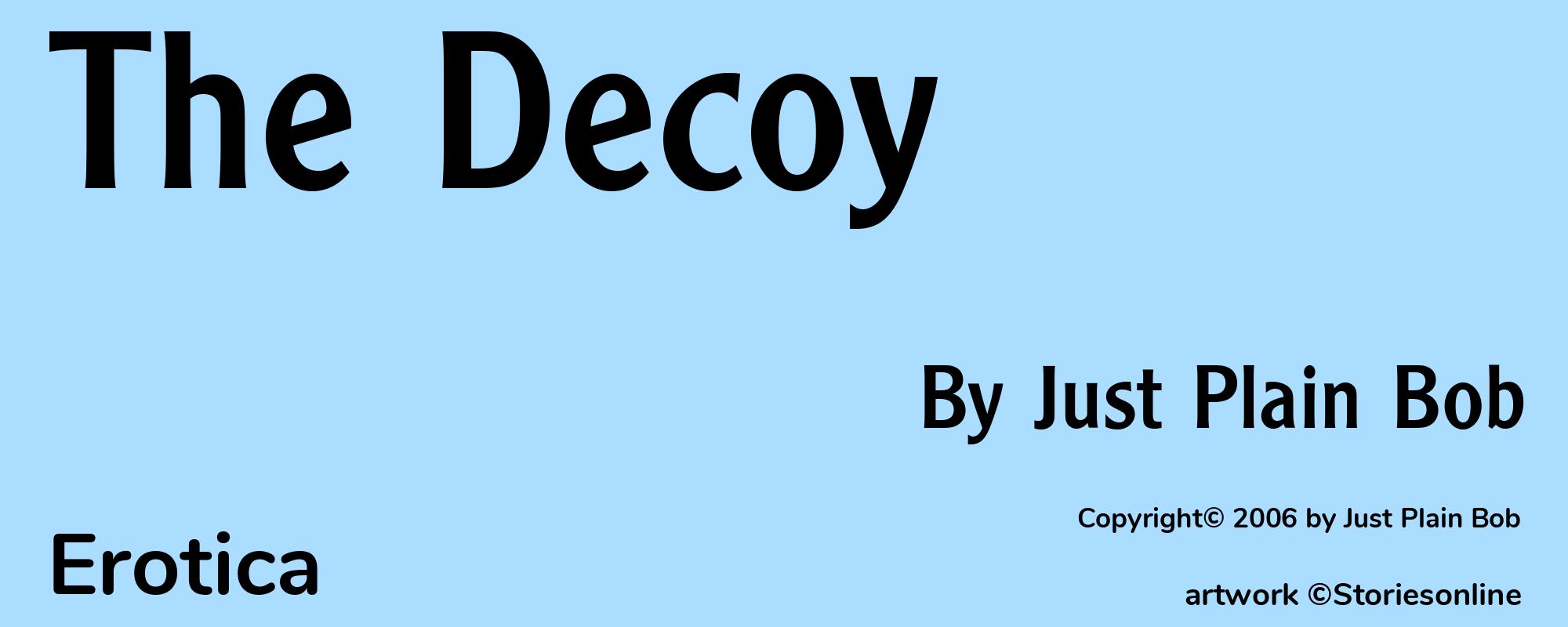 The Decoy - Cover