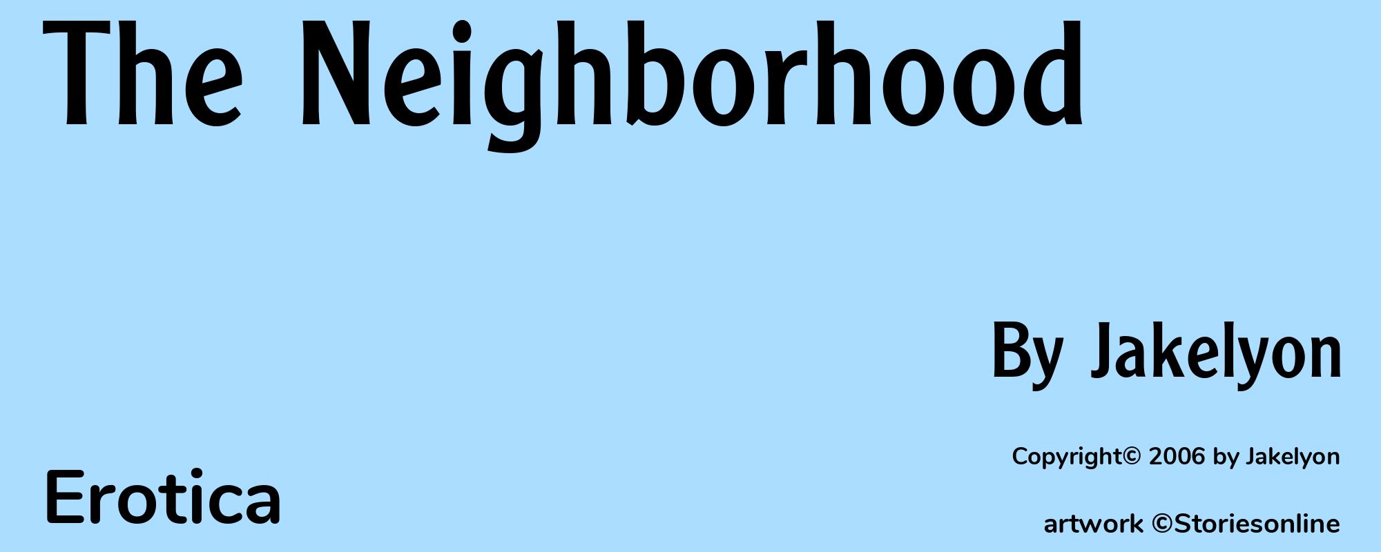 The Neighborhood - Cover
