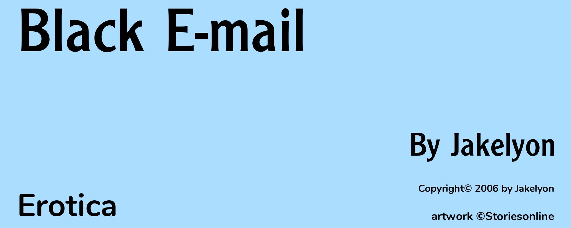 Black E-mail - Cover