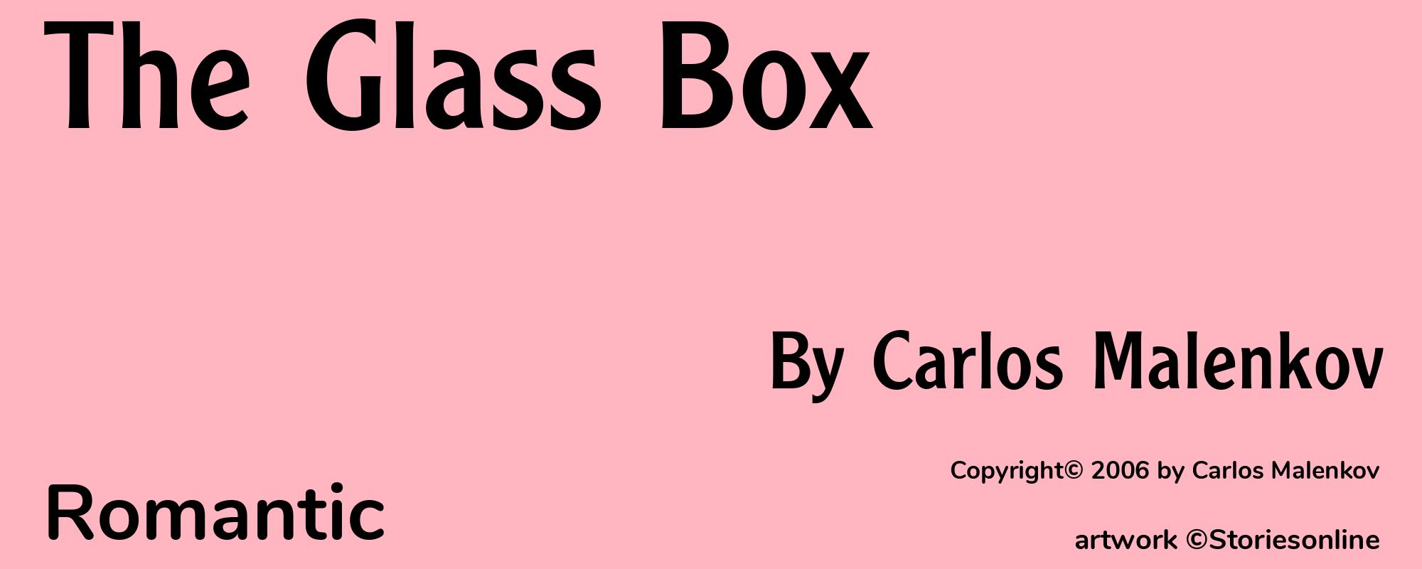 The Glass Box - Cover
