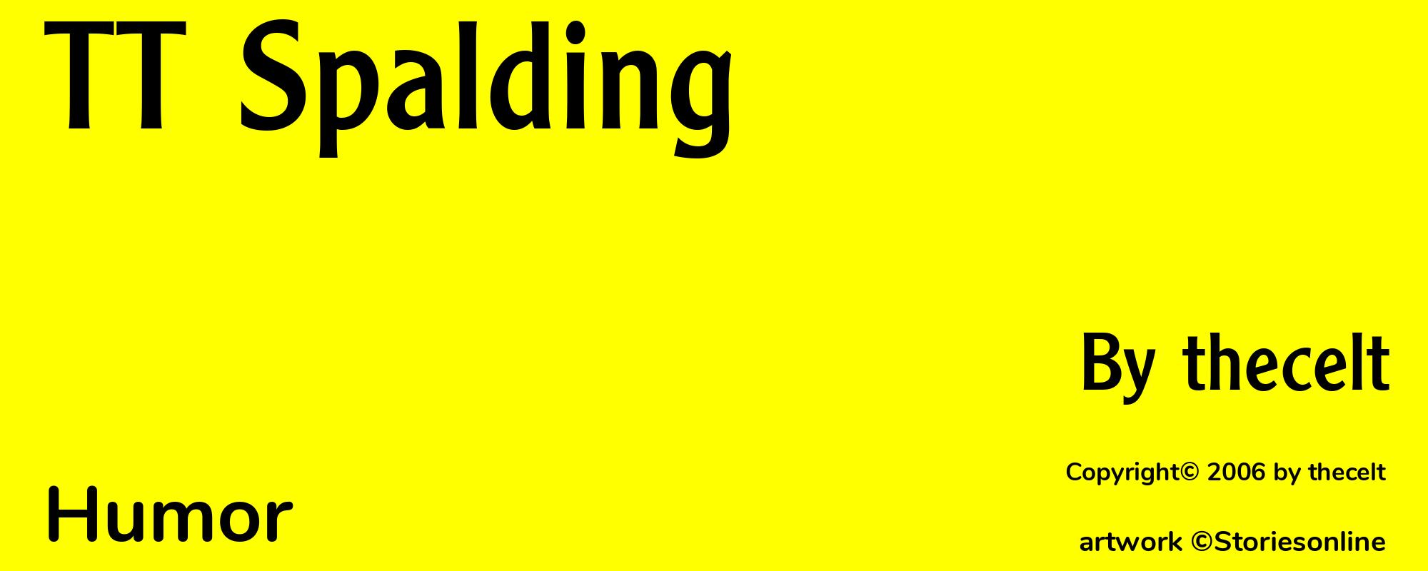 TT Spalding - Cover