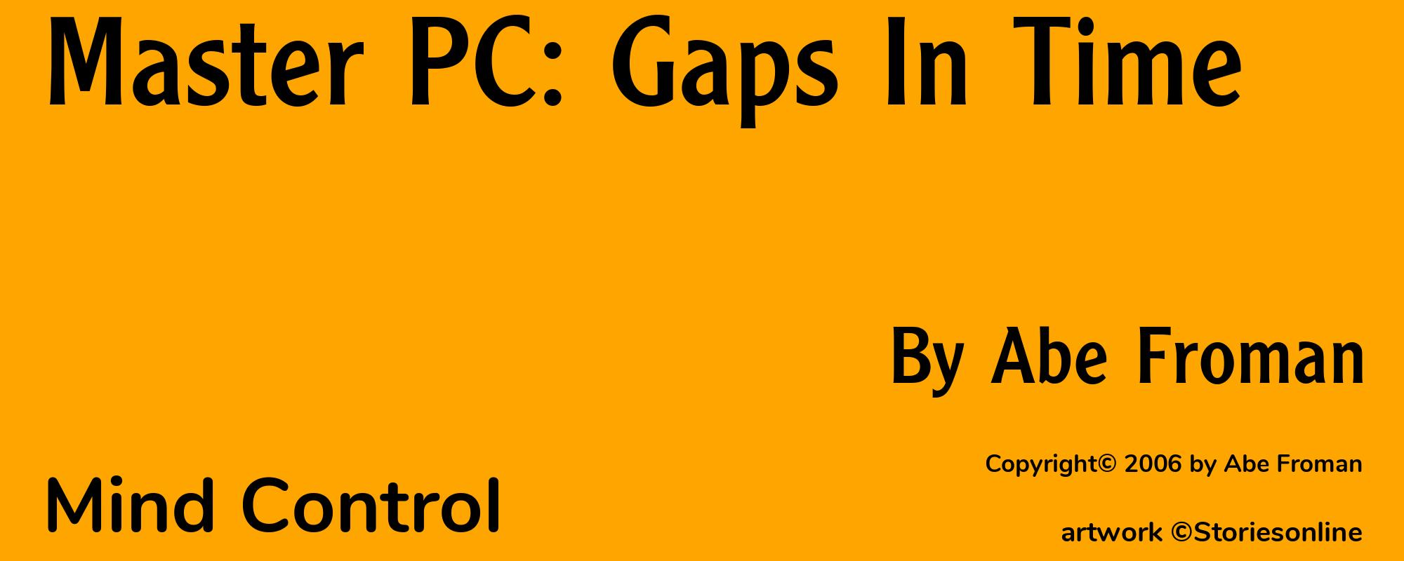 Master PC: Gaps In Time - Cover
