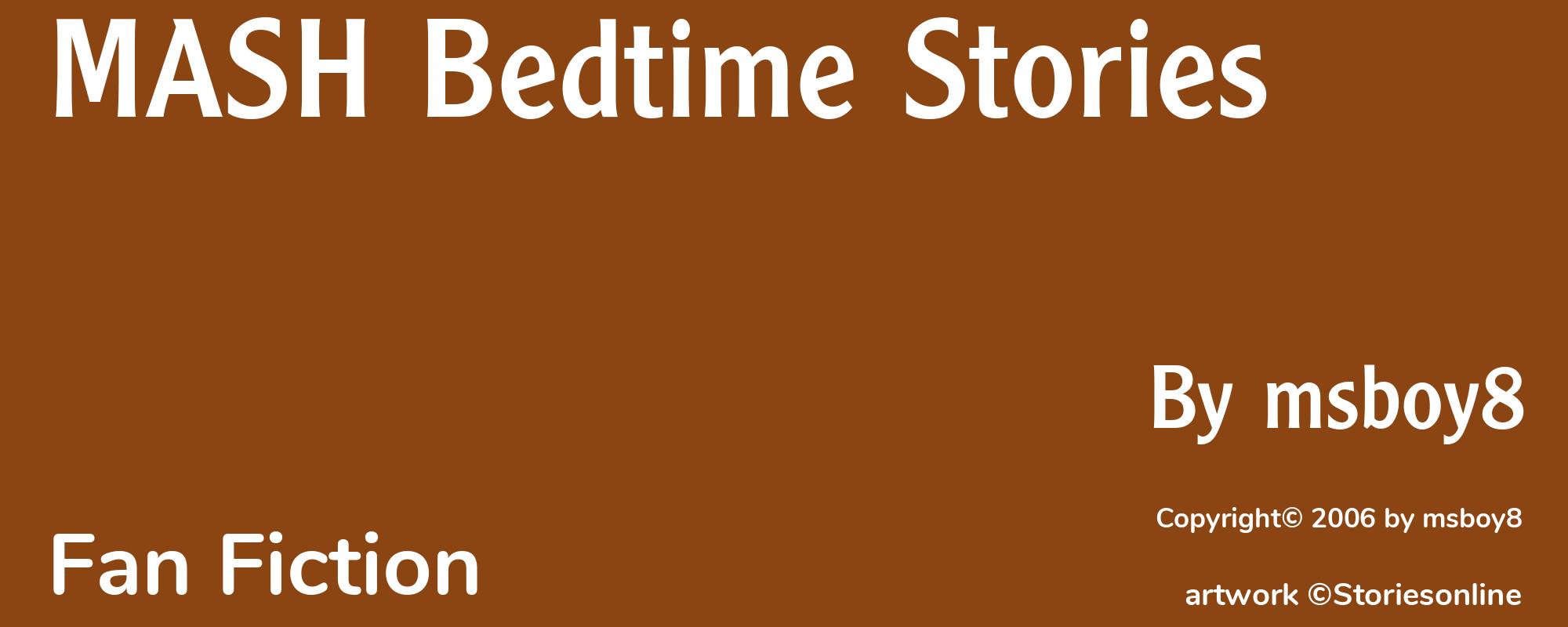 MASH Bedtime Stories - Cover