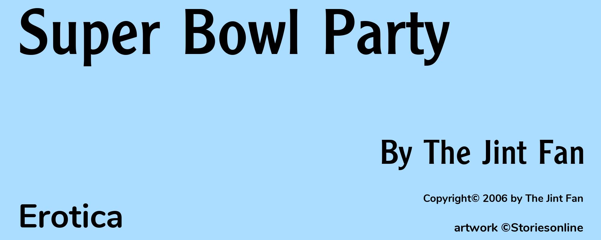 Super Bowl Party - Cover