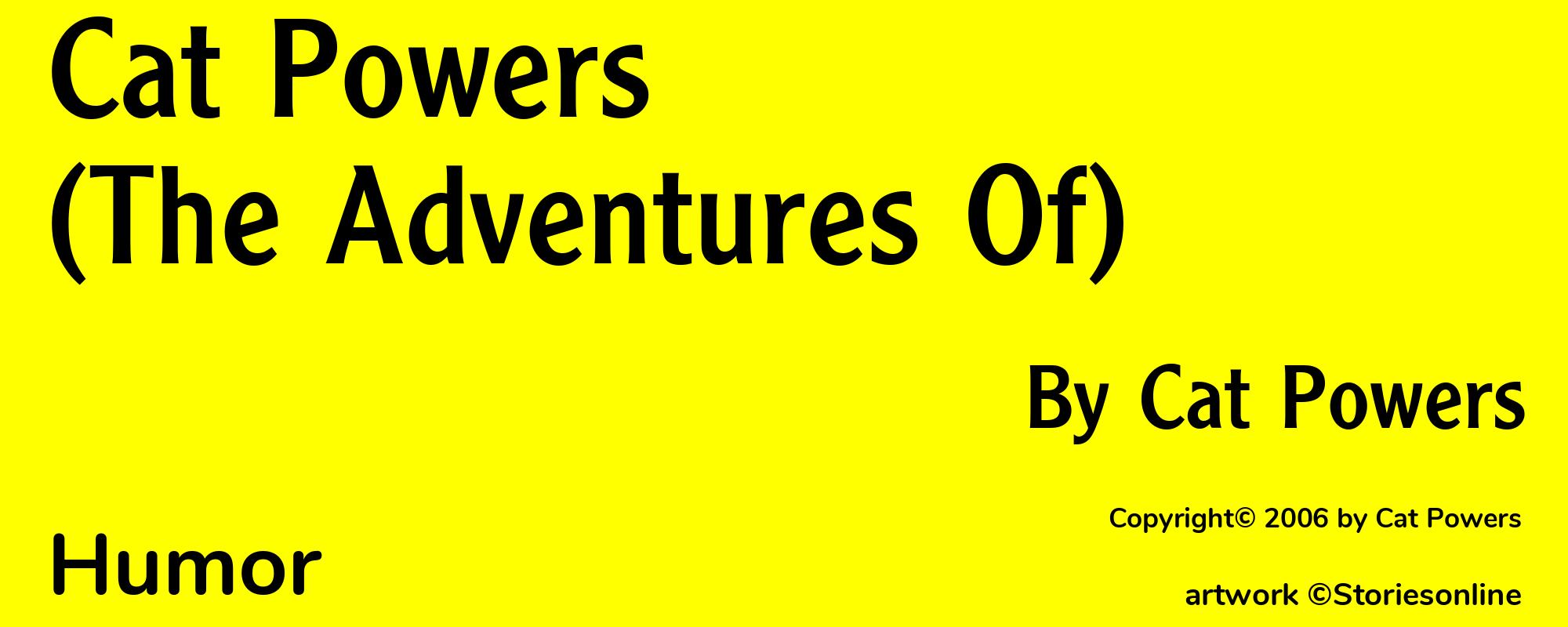 Cat Powers (The Adventures Of) - Cover
