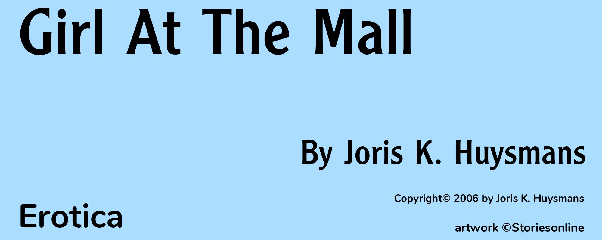Girl At The Mall - Cover