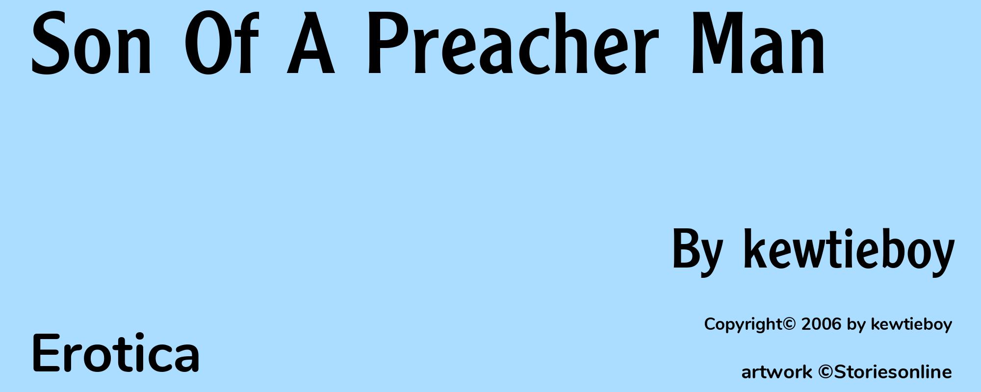 Son Of A Preacher Man - Cover
