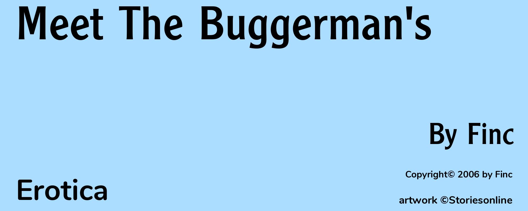 Meet The Buggerman's - Cover